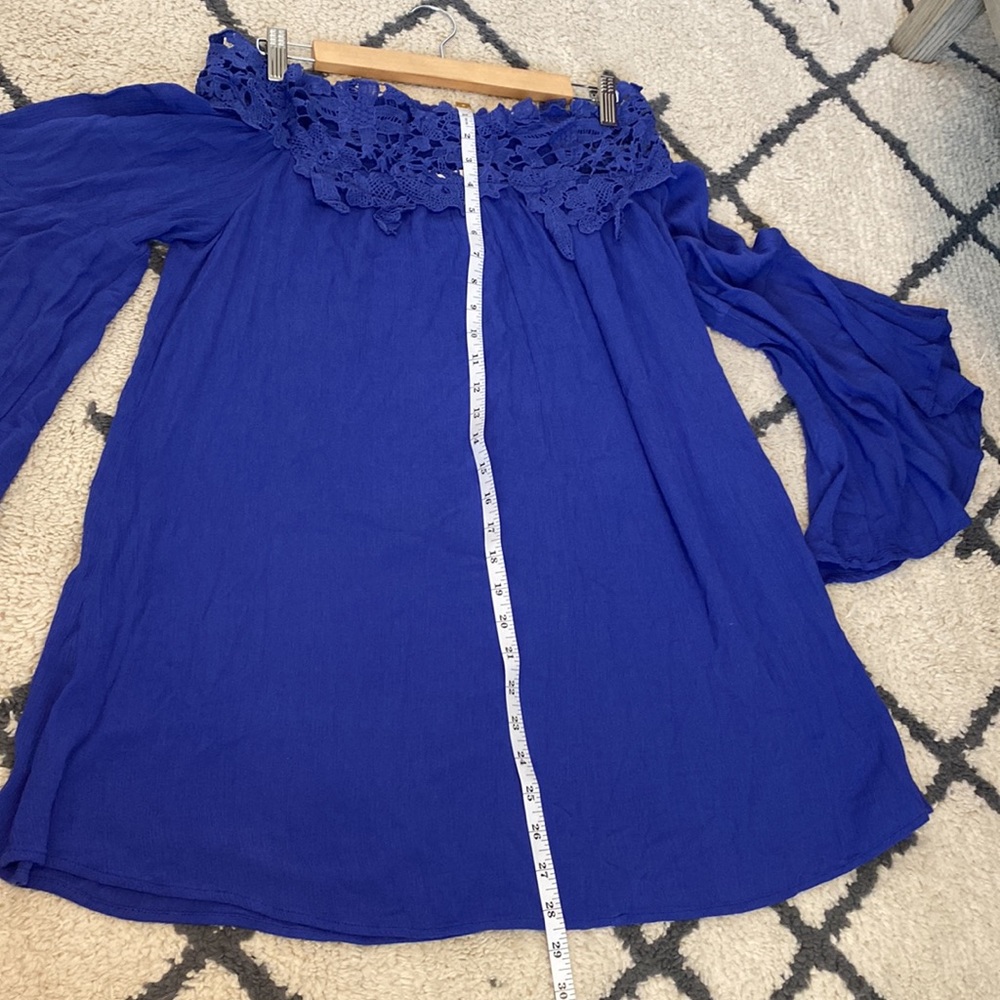 💜 5/$30 Sale: Off the Shoulder Mini Dress - Picture 5 of 7